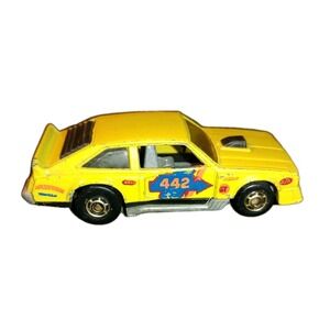 1978 Hot Wheels Hot Ones Yellow Flat Out 442‎ w/ Gold Hubs Oldsmobile Hong Kong